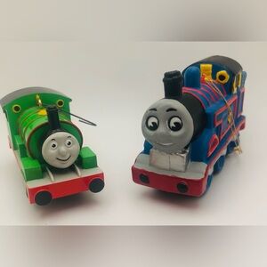 Hallmark Christmas Ornaments Thomas The Tank Engine & Percy 2007